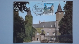 Luxemburg 1202 Yt 1152 Maximumkarte MK/MC, ESST, Schloß Von Differdingen - Cartes Maximum