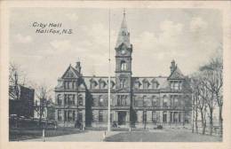 NH5 - City Hall Halifax Ns, Early Photogelating Engraving - Halifax