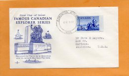 Canada 1958 FDC - 1952-1960