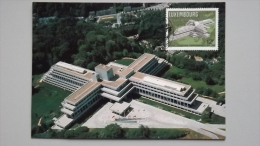 Luxemburg 1208 Yt 1158 Maximumkarte MK/MC, SST 9.5.1992, 30 Jahre Europäische Investitionsbank - Cartes Maximum