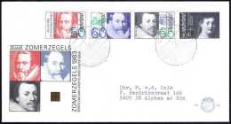 Pays-Bas 1983. Y&T 1198/201. Le 17ième Siècle. Van Oldenbarneveldt, Blaeu (cartographe), Saskia Par Rembrandt... Sur FDC - Rembrandt