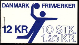 1978. Handball World Championships. Special Booklet With 10 X 120 øre. - Postzegelboekjes