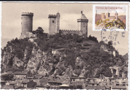 Carte Maximum  FRANCE N° Yvert AA 715  (Château De FOIX) Obl Sp 2013 (carte Ancienne) - 2010-2019