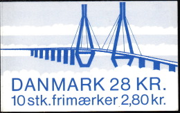 1985. Farö-Bridges. Special Booklet With 10 X 2,80 Kr. HS 38 (Mi. 839) - Carnets