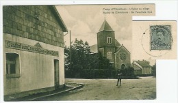 Camp D´Elsenborn  L´Eglise Du Village  1922 Naar Harelbeke - Elsenborn (Kamp)