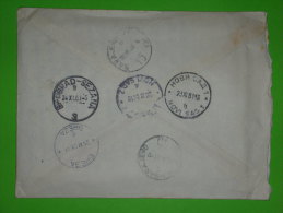 Yugoslavia,Cover,expres Label,letter,railway Seal,Beograd-Sezana 3,Sarajevo-Vinkovci 15,train Stamp,ambulant Post,urgent - Lettres & Documents