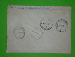 Yugoslavia,Cover,expres Label,letter,railway Seal Beograd-Sarajevo 4,Subotica-Beograd 8,train Stamp,ambulant Post,urgent - Briefe U. Dokumente