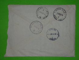 Yugoslavia,Cover,expres Label,letter,railway Seal Beograd-Sarajevo 4,Subotica-Beograd 8,train Stamp,ambulant Post Office - Lettres & Documents