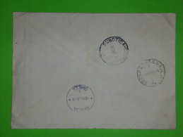 Yugoslavia,Cover,expres Label,letter,railway Seal Beograd-Sarajevo 4,Subotica-Beograd 8,train Stamp,ambulant Post Office - Covers & Documents