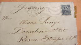 Brief Vom 22.9.1908 Von USA East Pittsburg Nach Dresden - Briefe U. Dokumente