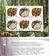 Moldova, Moldawien, Booklet Pane, Europe / Forests 2011, Low Price - 2011