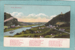 PORTA  WESTFALICA  -  AN  DER  WESER -  1913 -  BELLE CARTE  - - Porta Westfalica