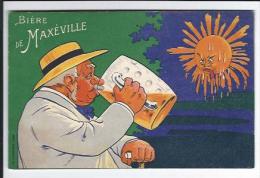 Grandes Brasserie Réunies De Maxéville - 54 - Meurthe Moselle - Carte Publicitaire - Maxeville