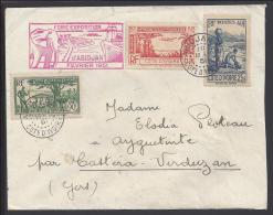 COTE D'IVOIRE - 1951 -  LETTRE DE ABIDJAN A DESTINATION DE AYGUETINTE - FR - - Briefe U. Dokumente