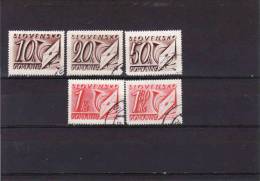 Slovaquie, Michel Portomarke Mi 24,25,27,30,32, Obliterés - Used Stamps