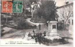 ALES - ALAIS - Statue Pasteur Et Bosquet - Alès