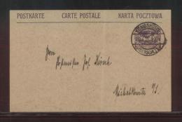 POLAND 1921 HAUTE SILESIE PLEBISCITE UPPER SILESIA 75PF USED KONIGSHUTTE (KROLEWSKA HUTA) GERMANY - Silezië