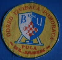 SCOUT / Izvidjac - CROATIA  -Scouts Squad Of Sailors -  Sign / Patches - Scoutismo