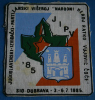 SCOUT / Izvidjac - Ex Yugoslavia - SIO DUBRAVA 1985. -  Sign / Patches - Movimiento Scout