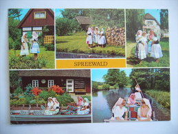 Germany: SPREEWALD - Blota - Trachten - Mehrbildkarte - 1980s Unused - Luebben (Spreewald)