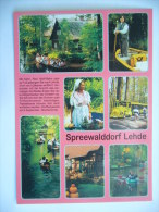 Germany: Spreewalddorf Lehde - Mehrbildkarte, Trachten, Miniaturzug - Unused - Lübben (Spreewald)