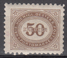 Austria   Scott No. J9   Unused Hinged   Year  1894 - Unused Stamps