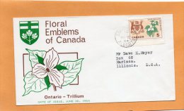 Canada 1964 FDC - 1961-1970