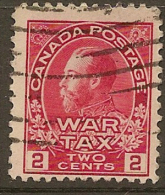 CANADA 1915 2c War Tax KGV SG 229 U #AO162 - Impôts De Guerre