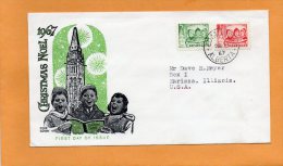 Canada 1967 FDC - 1961-1970