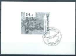 BELGIUM - 1996 - NOIR BLANC ZWART WIT MNH/** - MUSEE MAISON DES BOUCHERS VLEESHUIS MUSEUM - Lot 9314 - B&W Sheetlets, Courtesu Of The Post  [ZN & GC]