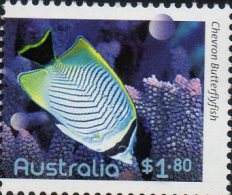 Australia 2010 Fishes Of The Reef $1.80 Chevron Butterflyfish MNH - Mint Stamps