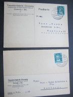 COSWIG, 2 Firmenkarten 1928 - Coswig