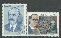 Brésil  N° 1955 / 56 XX  Les 2 Valeurs Sans Charnière, TB - Unused Stamps