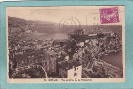 MONACO  -  VUE  GENERALE  DE  LA  PRINCIPAUTE  -  1935  - - Multi-vues, Vues Panoramiques