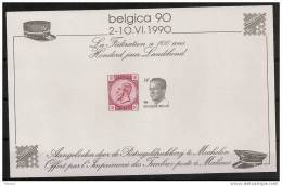 NB Belgica 1990  Cote 3.00 - Feuillets N&B Offerts Par La Poste [ZN & GC]