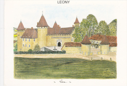 CPM De  VIRIEU  (38)  - Le Château - édit AURIOL LETTRES De FRANCE - Virieu