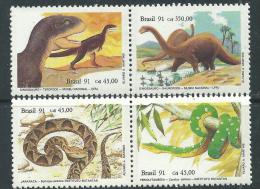 Brésil  N° 2019 / 22  XX  Musées Brésiliens Les 4 Valeurs Se Tenant Sans Charnière, TB - Unused Stamps