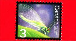 CANADA - USATO - 2012 - Insetti - Chrysopa Oculata - 3 - Used Stamps