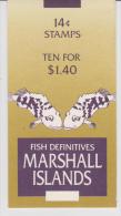 Marshall Inseln / Marshall Island 1988 Booklet ** MNH - Fische / Fish - Islas Marshall