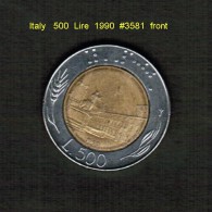 ITALY    500  LIRE  1990  (KM # 111) - 500 Liras