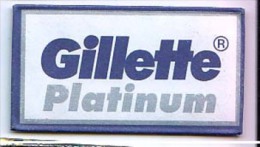 RAZOR BLADE RASIERKLINGE GILETTE PLATINUM DO NOT WIPE  BLADE - Lamette Da Barba