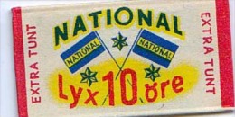 RAZOR BLADE RASIERKLINGE NATIONAL LYX 10 Ore  EXTRA TUNT - Lames De Rasoir