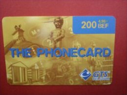 Intouch 200 BEF With Label GTS On It Rare ! - [2] Prepaid & Refill Cards