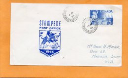 Canada 1955 Stampede Post Office Cover - Commemorativi