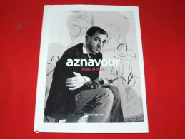 AZNAVOUR  IMAGES DE MA VIE BIOGRAPHIE EN IMAGES ET PHOTOS INEDITES TARIF 32 EUROS  EDITIONS FLAMMARION - Musik