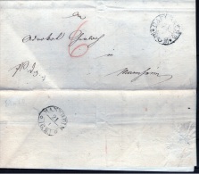 Altbrief Baden 1826 Aus Carlsruhe Nach Mannheim - Prephilately