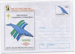 WHALE Megaptera Baleine Wal Entier Postal Stationery Mint ROUMANIE 1997 - Walvissen