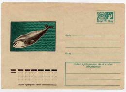 Groenland WHALE Polar Polaire  Baleine Wal Entier Postal Stationery Mint URSS Russia  1974 - Ballenas