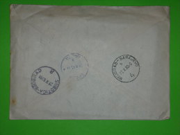 Yugoslavia,Cover,expres Label,letter,railway Seal Beograd-Sarajevo 4,Subotica-Beograd 8,train Stamp,ambulant Post Office - Lettres & Documents