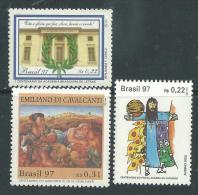 Brésil  N° 2334 / 35 + 2338  XX  Les 3 Valeurs Sans Charnière, TB - Unused Stamps